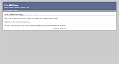 Desktop Screenshot of ericwithrow.com